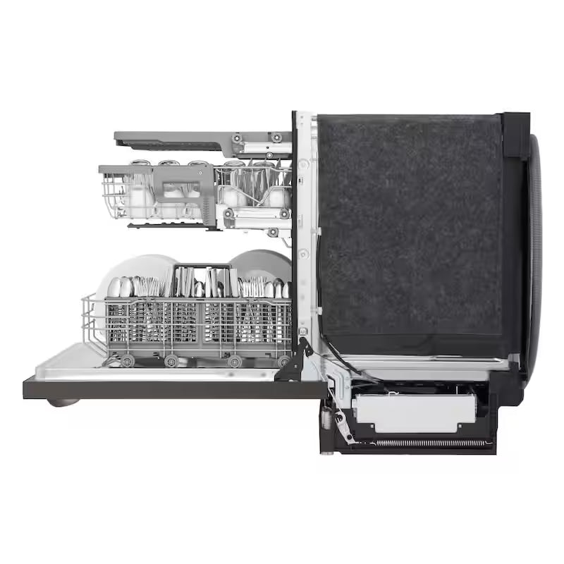 24 in. Black Stainless Steel Dishwasher X365