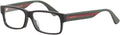 Black/Multicolor 56 mm Eyeglasses Q139919