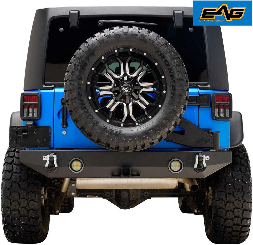 Rear LED Bumper with Tire Carrier K467