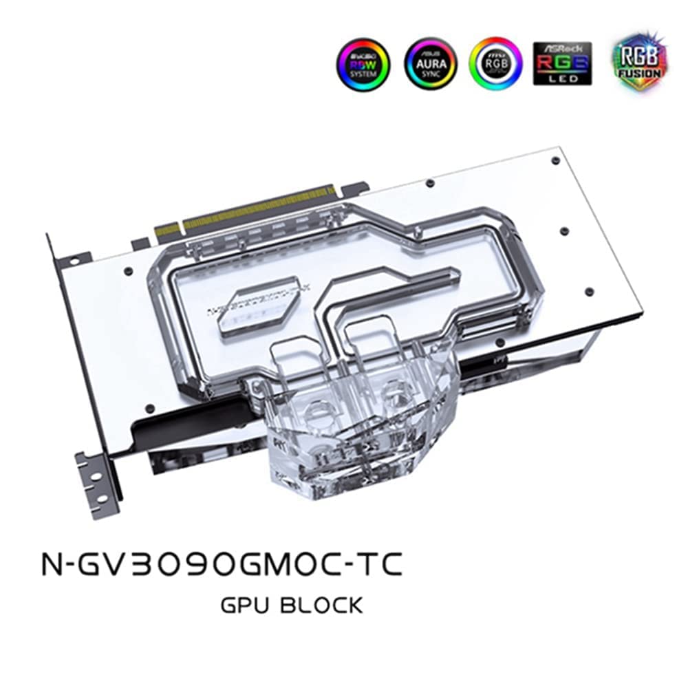 GPU Water Block for Gigabyte RTX3080/3090 Gaming OC Backplate Copper Radiator P809441
