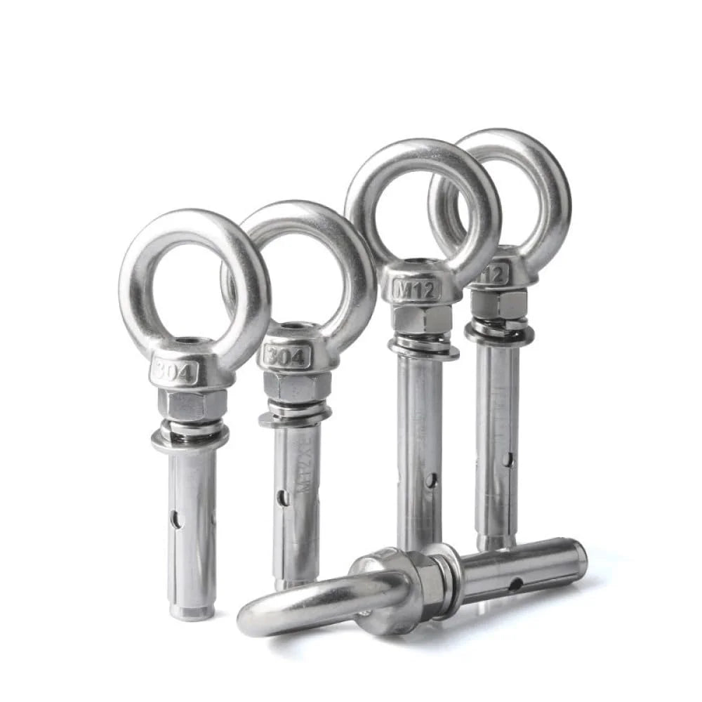 304 Stainless Steel Expansion Eye Bolt M14X150mm 1pc I837