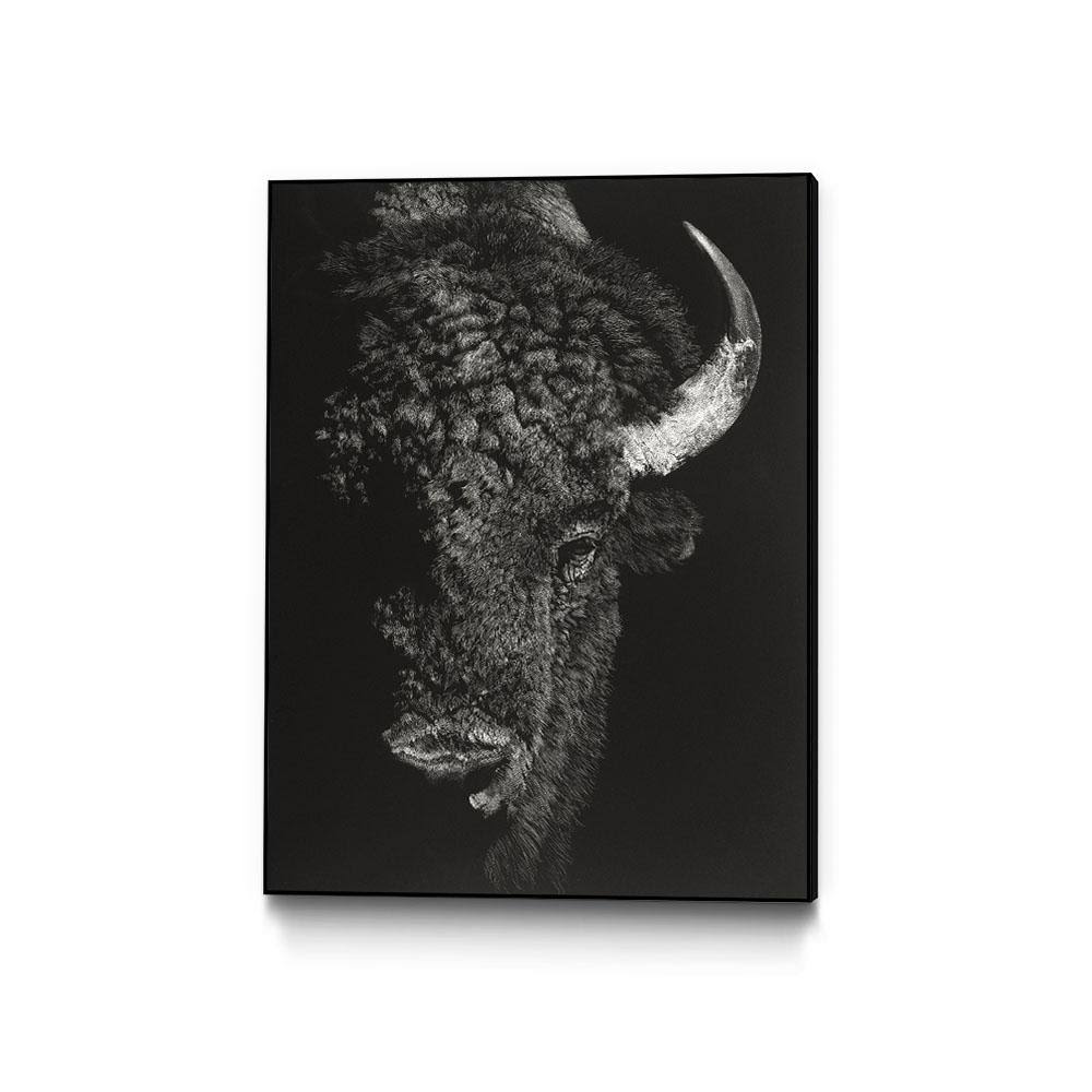 Framed Canvas Art Block - Tan P503629