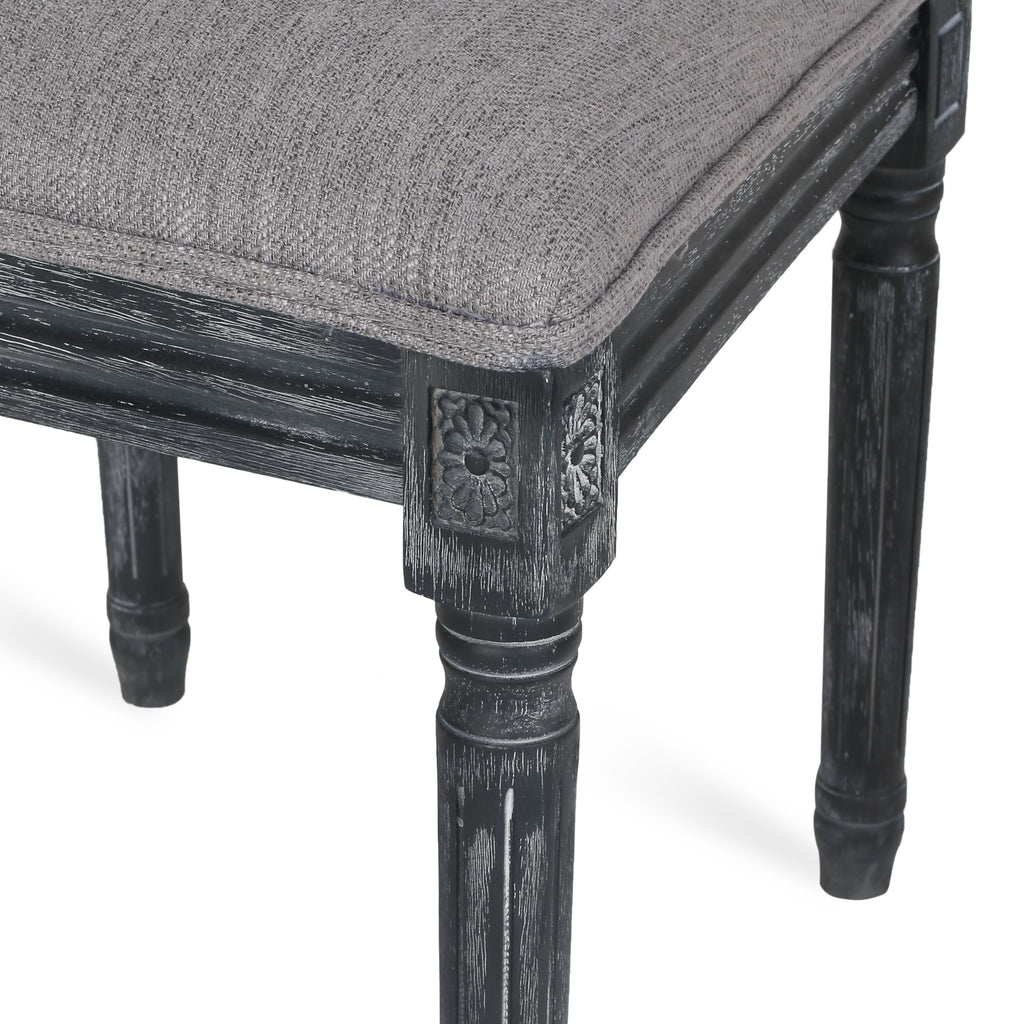 Gray Fabric Dining Chair Set of 6 C197423