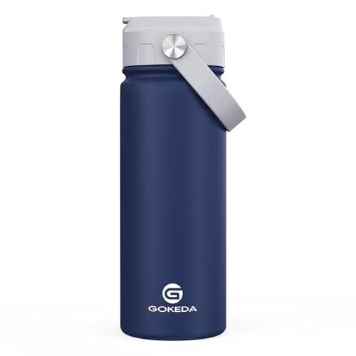 18oz Insulated Stainless Steel Kids Water Bottle with Stickers N138