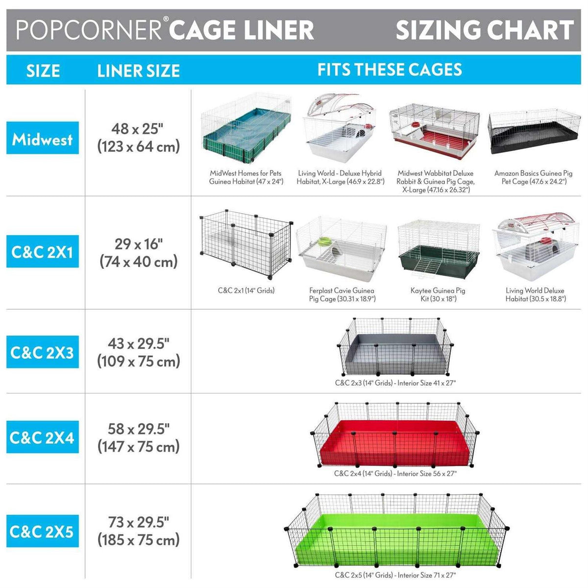 Washable Fleece Guinea Pig Cage Liners & Bedding A71543