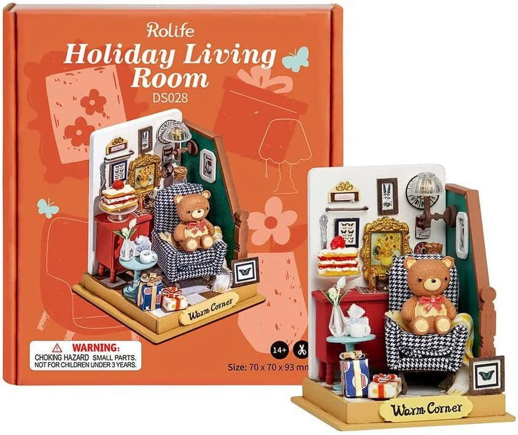 DIY Miniatures Kit with Furniture Wooden Doll House S538