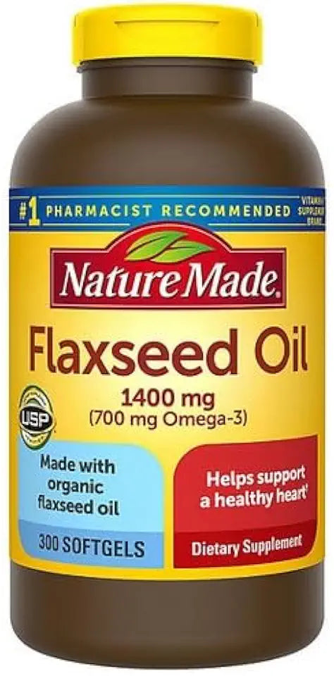 Flaxseed Oil 1400 mg Softgels 300 ct U4197