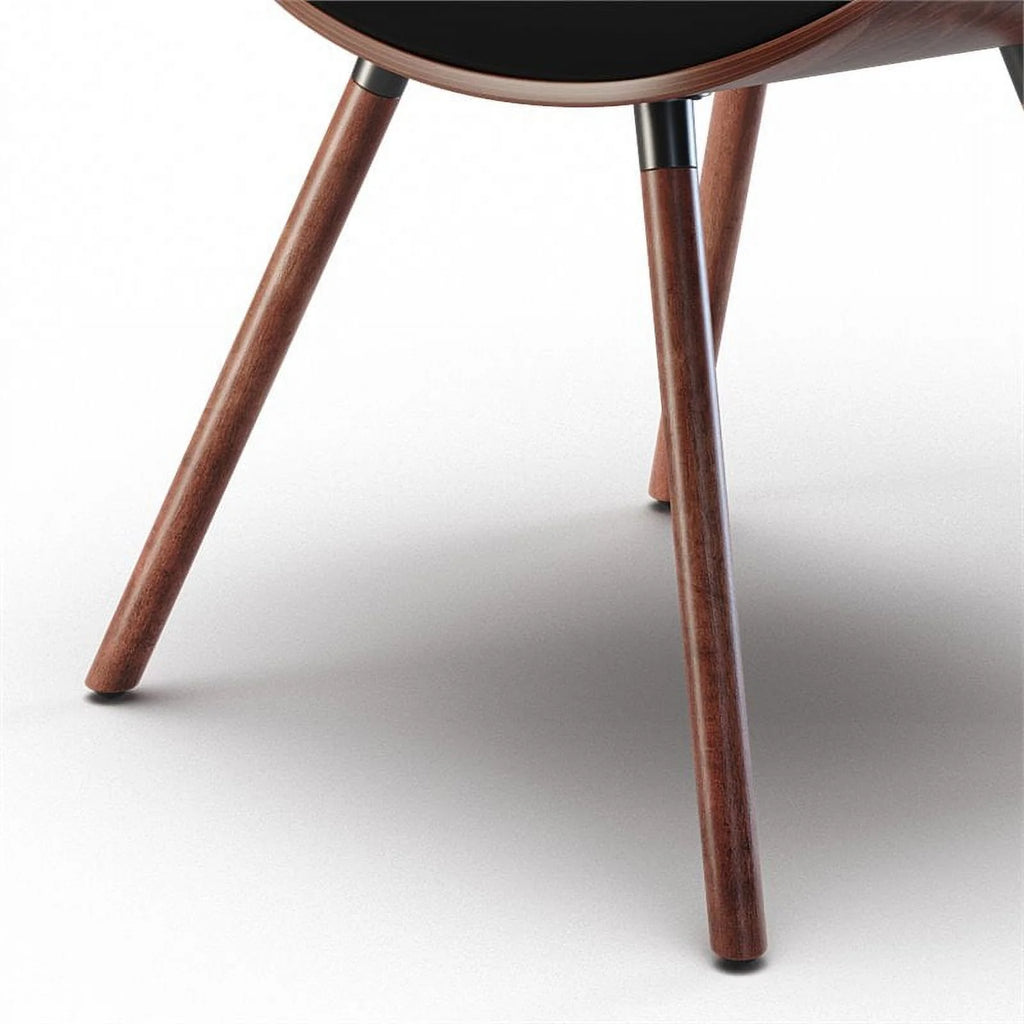 Black Faux Leather Dining Chair Z108909