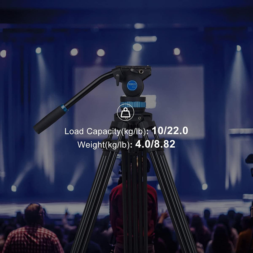 Heavy Duty Video Tripod with Fluid Head H46714