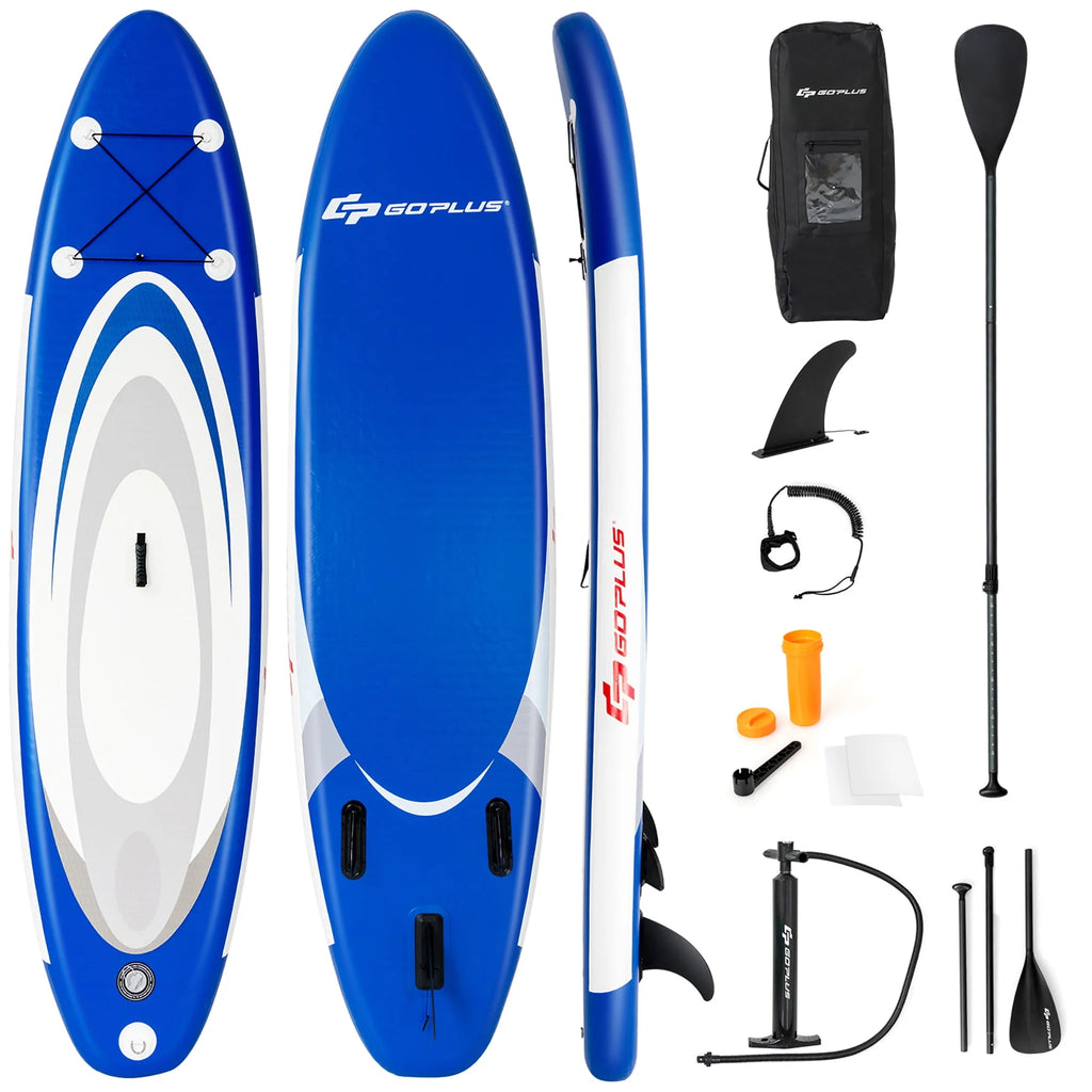 10' Inflatable Stand Up Paddle Board with Bag Paddle Pump A9750