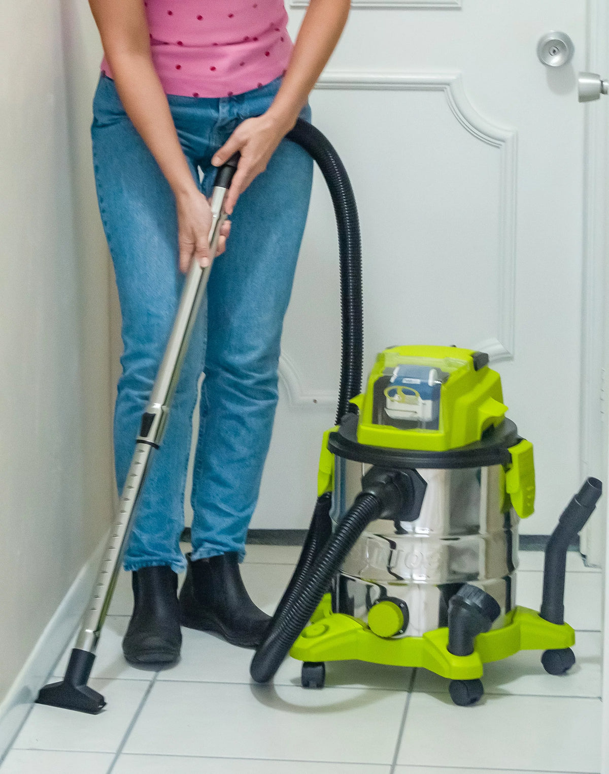 Cordless Stainless Steel 5.3-gal Wet Dry Vacuum P813