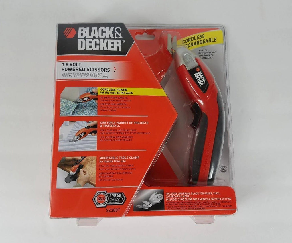 Black u0026 Decker Sz360 3.6-Volt NiCad Cordless Power Scissors G53638