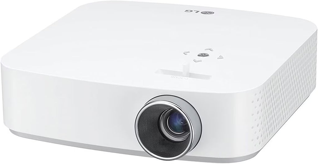 Open Box 100” Portable FHD LED Smart TV Projector - White N2112