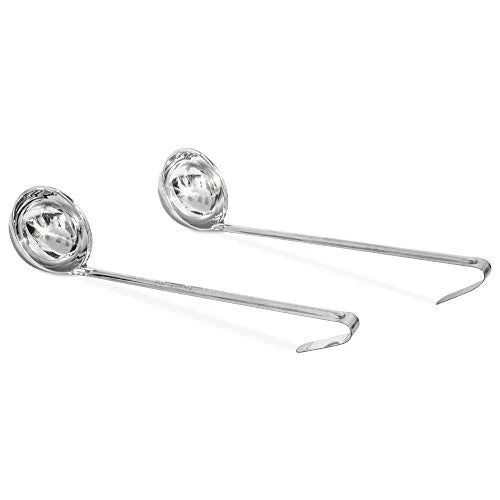 2 Pack 6 Oz Stainless Steel Soup Ladle R321884