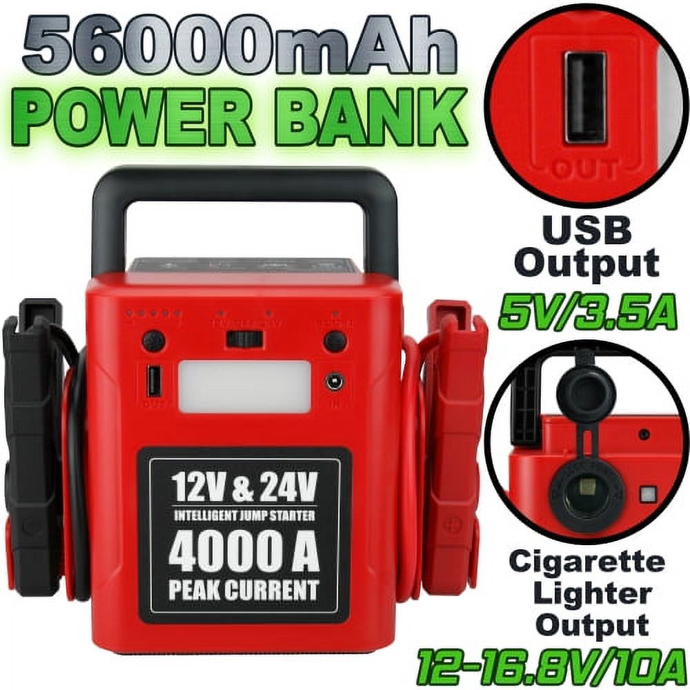 12 Volt Jump Starter with charging cord H141