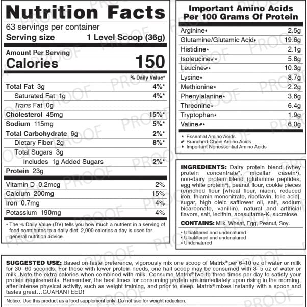 5lb Bag High Protein 23g Simply Vanilla T58986