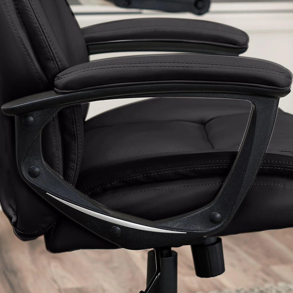 Black Bonded Leather Executive Chair J5402