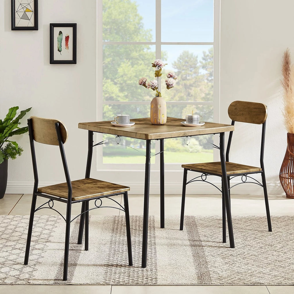 Wood Dining Table and 2 Chairs T85357