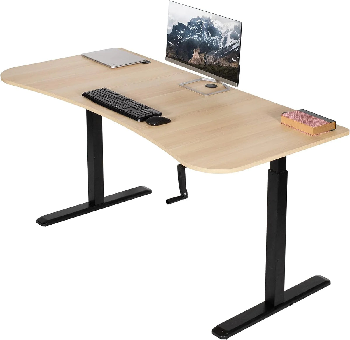 Height Adjustable 63 X 32 Inch Stand Up Desk N33141