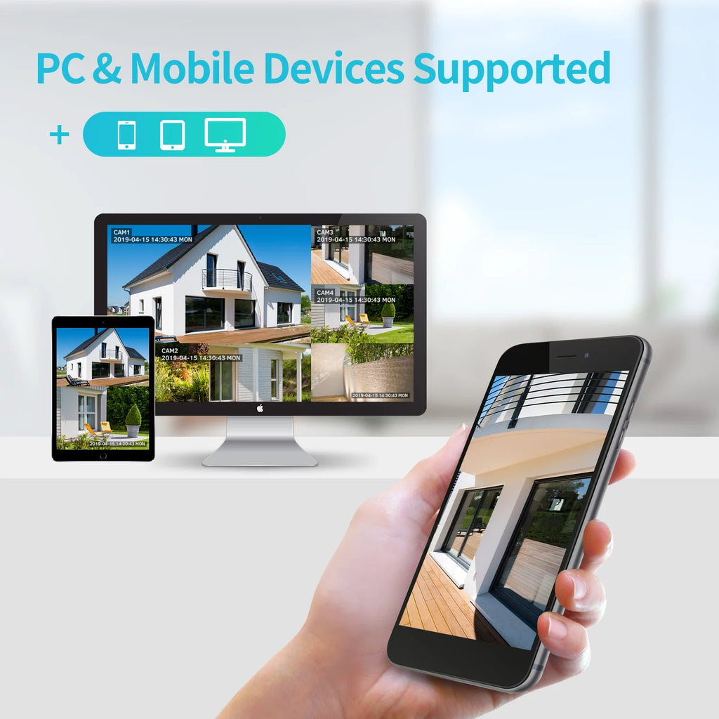 Wireless Wifi 8CH 1080P Security Camera System H245996