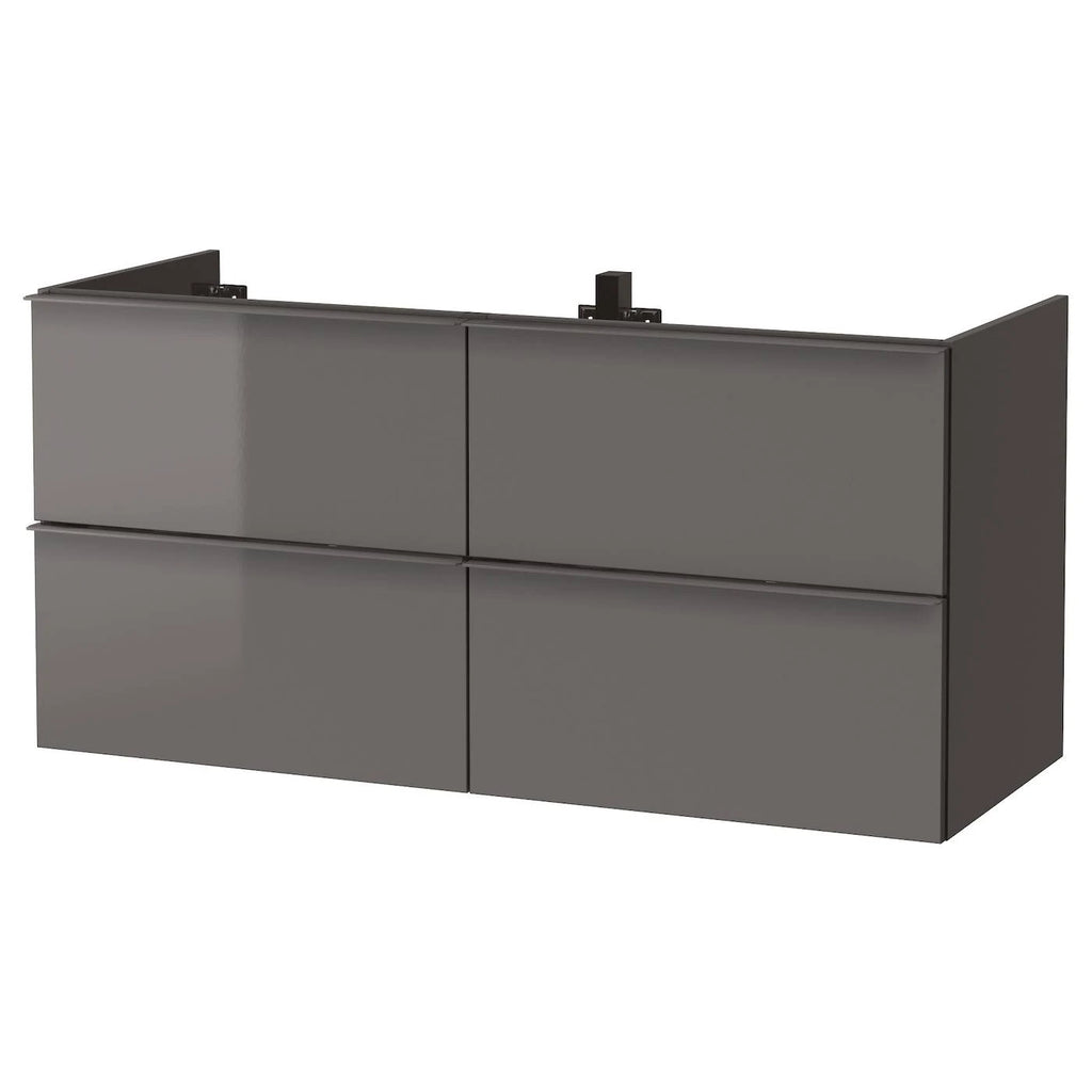 High Gloss Gray 4 Drawer Sink Cabinet Y2071