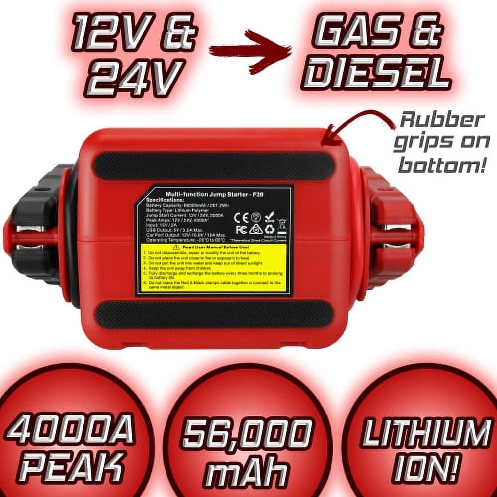 12 Volt Jump Starter with charging cord H141