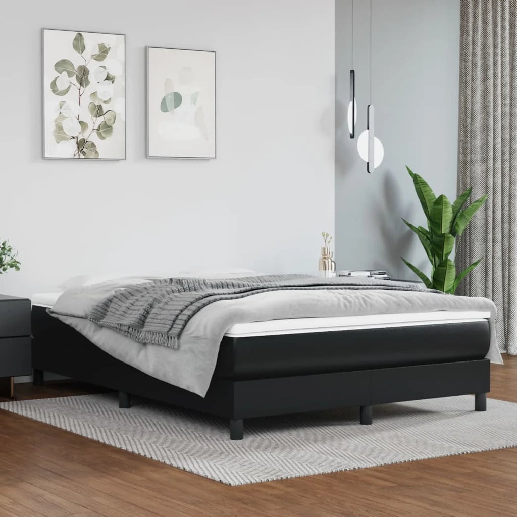 Black Queen Faux Leather Bed Frame G91236