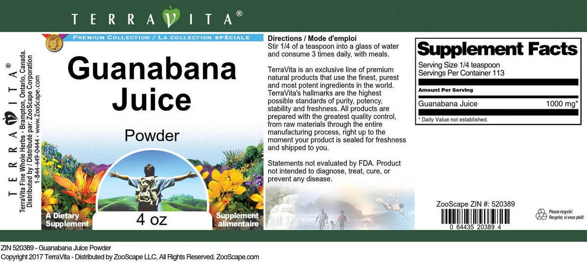 Guanabana Juice Powder 4 oz N63572