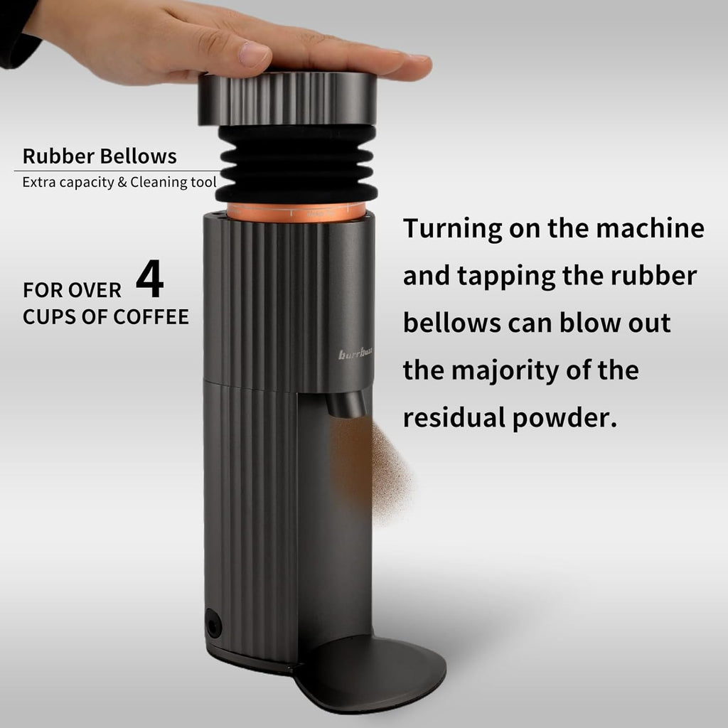 Stainless-steel Burr Coffee Grinder, 65g Single Dose, 90 Adjustable Settings Z7747
