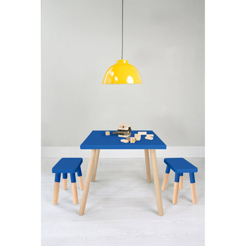 Orange/Walnut Wood Kids Chairs (Set of 2) P9779