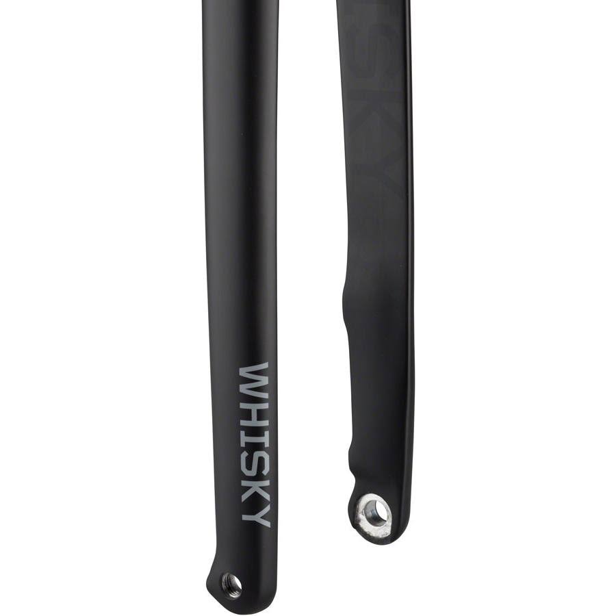 Black 12mm Thru-Axle Carbon Steerer Flat Mount Fork D1133
