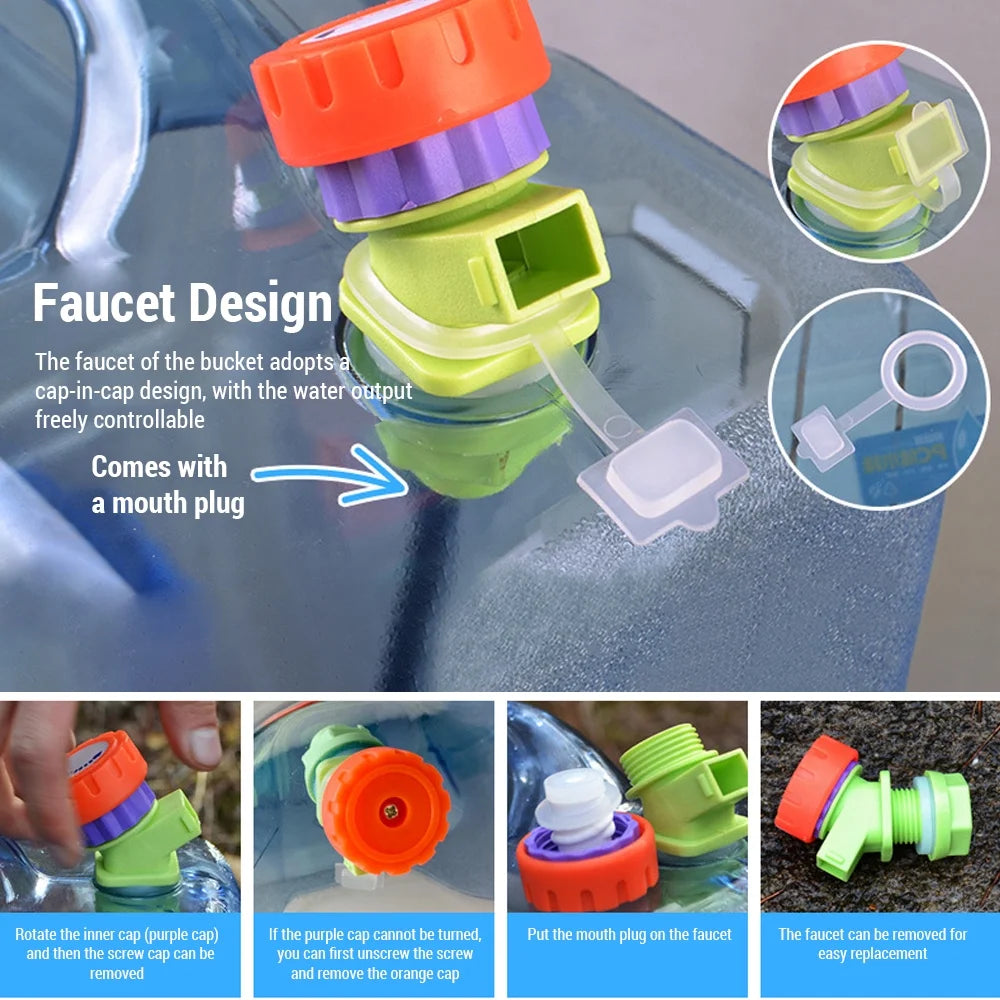 Large Capacity Water Jug with Faucet W15514