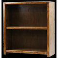 Oak Bookcase with 1 Adjustable Wood Shelf D8207