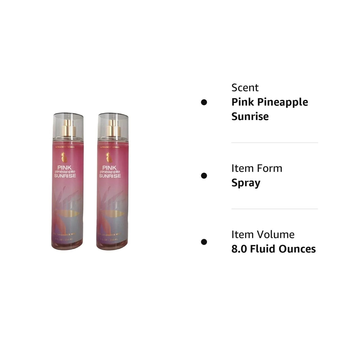 Pink Pineapple Sunrise Fine Fragrance Mist 8 fl oz X47475