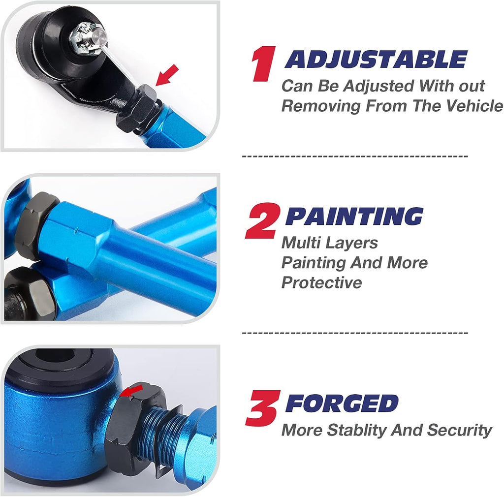 Lower Camber Arms Adjustable Blue Rear Camber Kits J83693