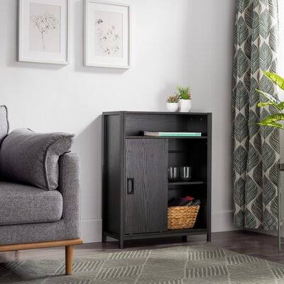 Black 2 Door Accent Cabinet A600744