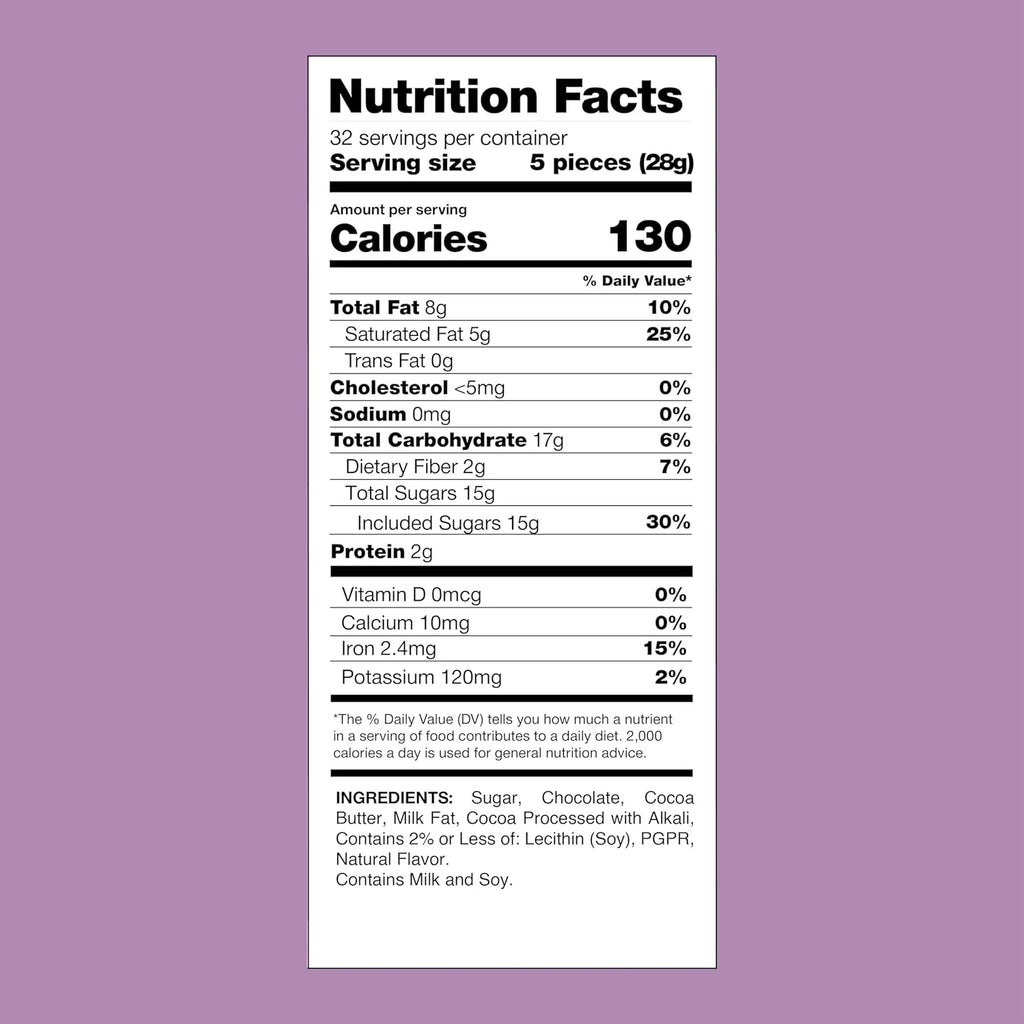 Purple Foil Chocolate Mini Eggs Candy, 2 Pounds R3437