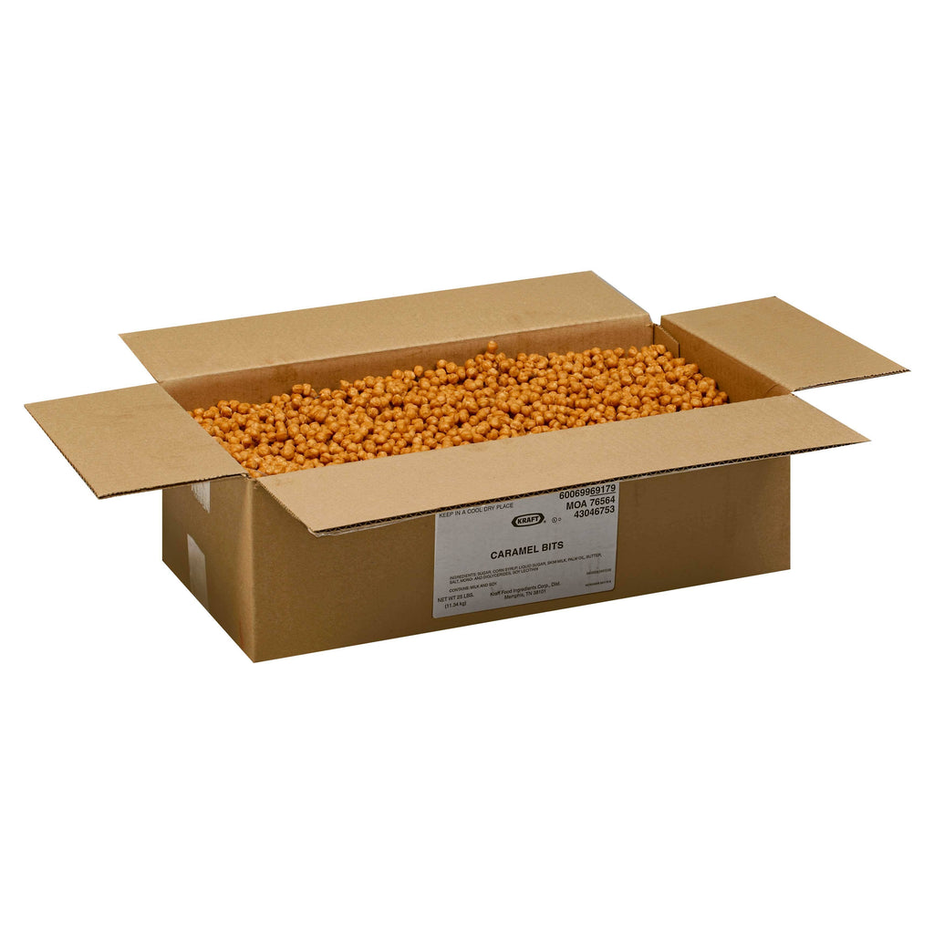 25 lb. Box Caramel Bits W32608