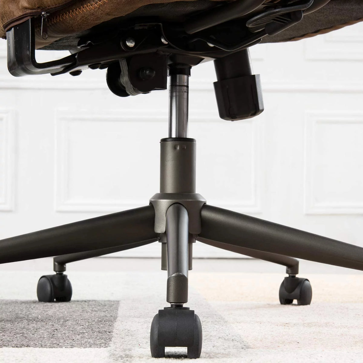 Brown Ergonomic Office Chair with Lumbar Support C807350
