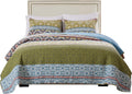 100% Cotton Reversible Oversized Quilt Set, 3-Piece King/Cal King S897788