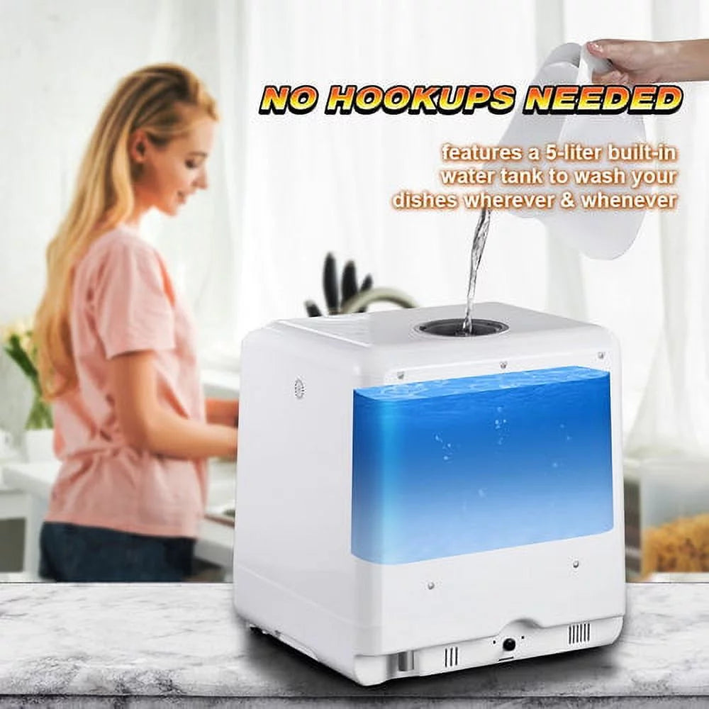 Portable Countertop Dishwasher with Fruit & Vegetable Basket H83593