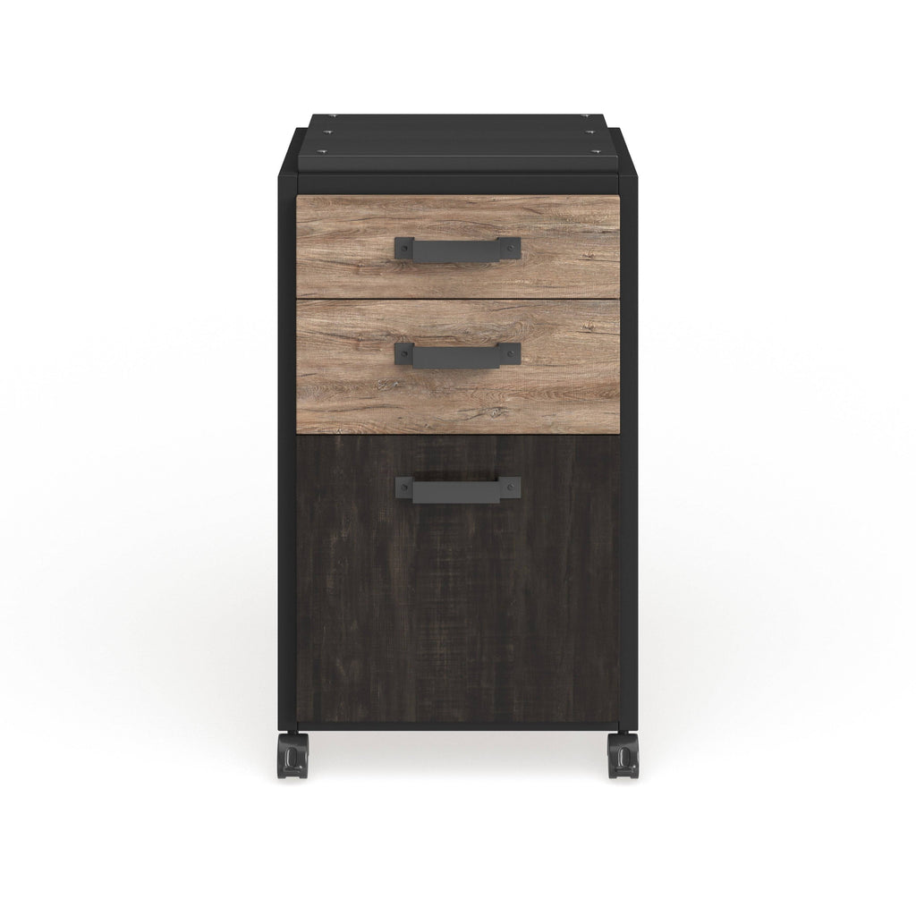 3 Drawer Mobile File Cabinet in Cottage White W952561
