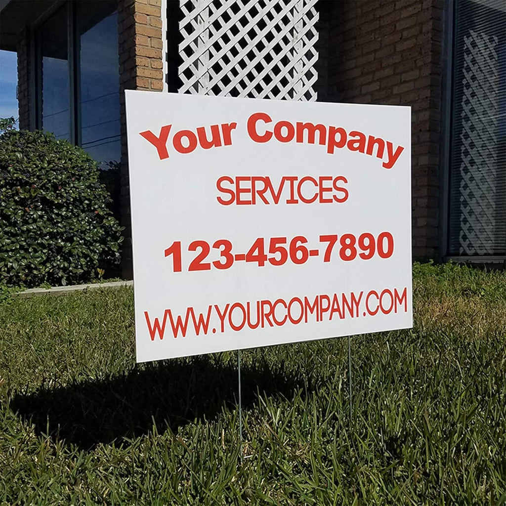 12x18" Double Sided Yard Signs P6229