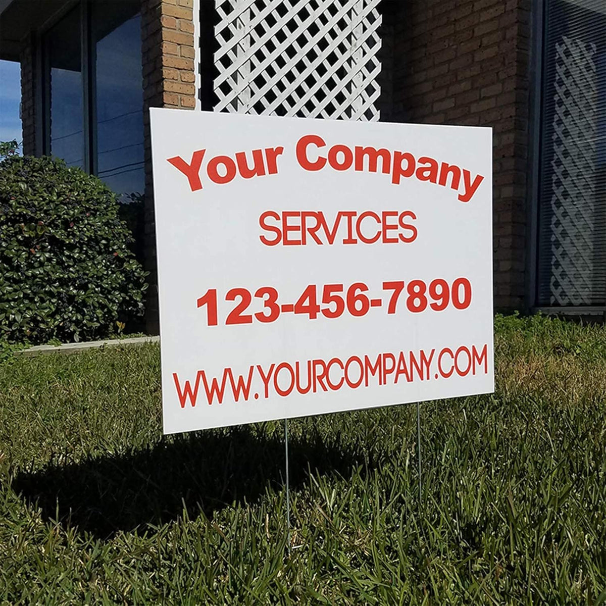 12x18" Double Sided Yard Signs P6229