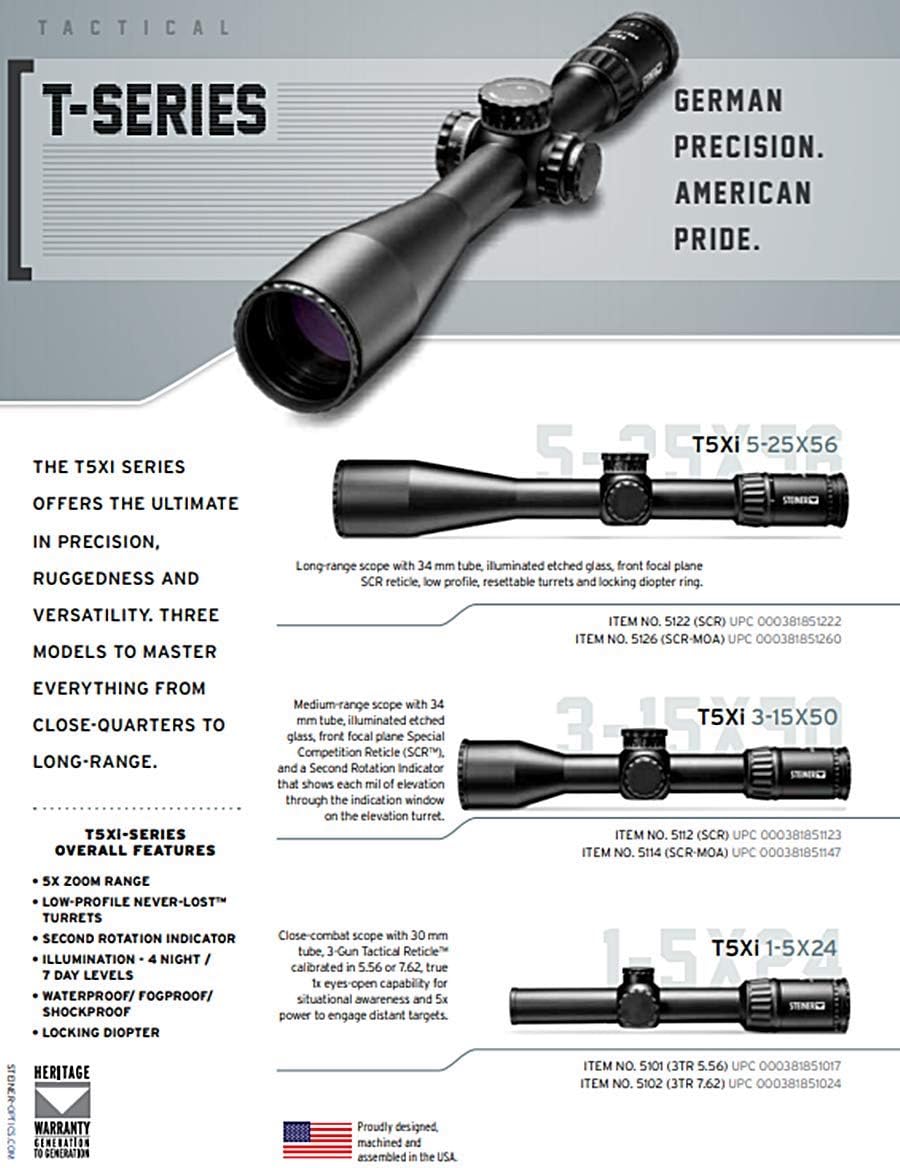 T5Xi Tactical Rifle Scope S385