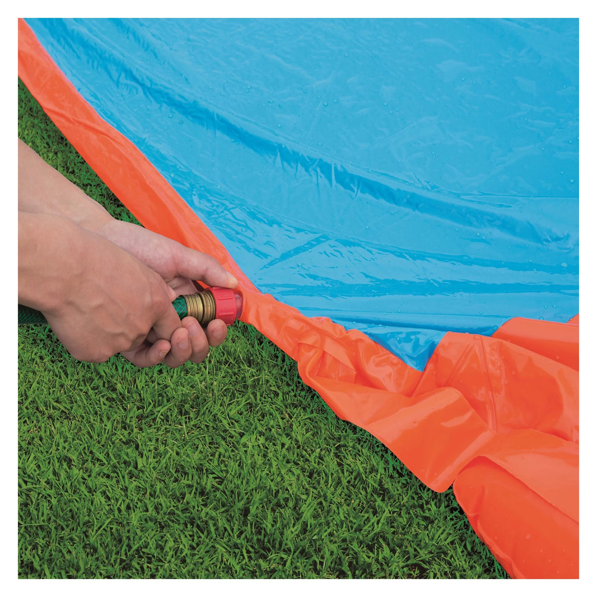 18' Inflatable Double Slide P1603