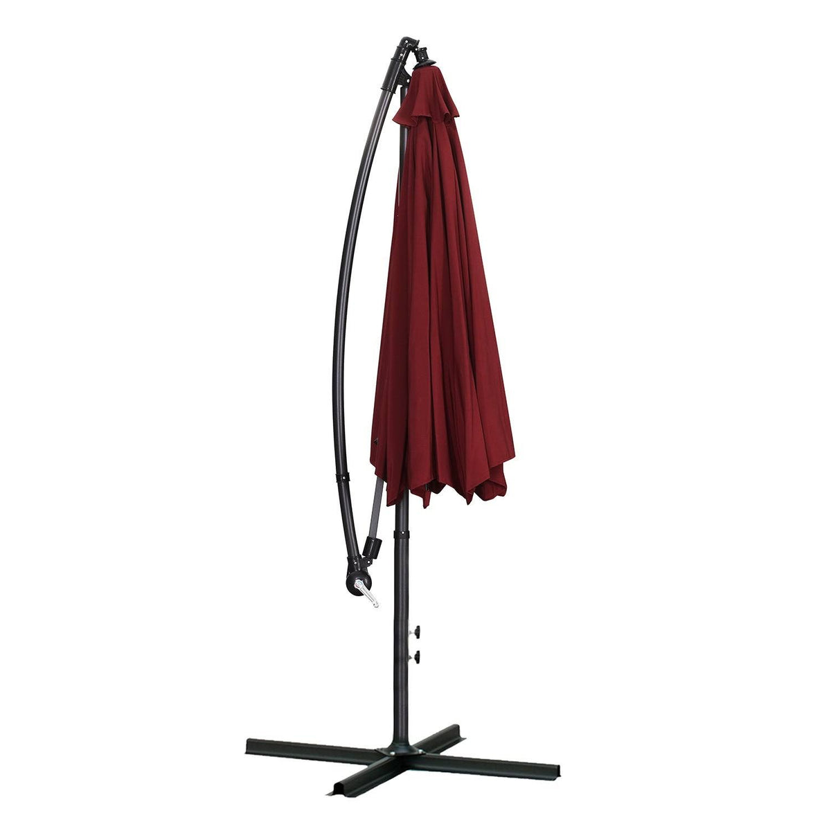 10ft Cantilever Patio Umbrella with Cross Base - Blue Z321359