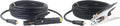 200 Amp Welding Leads Assembly Set with Dinse Connector, #2 AWG Cable, 15 Feet Each Lead D265650
