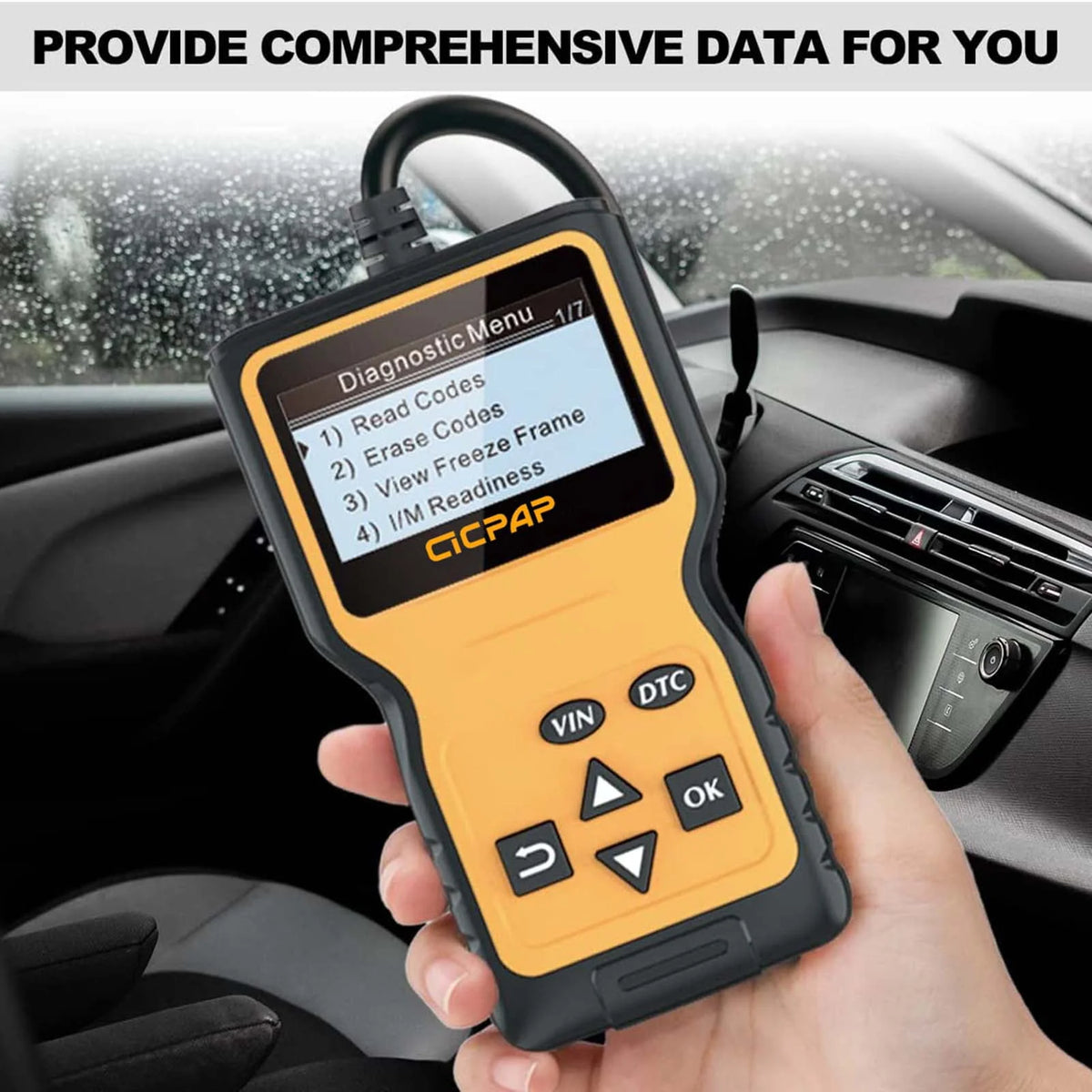 OBD2 Scanner Diagnostic Tool Engine Fault Code Reader M695