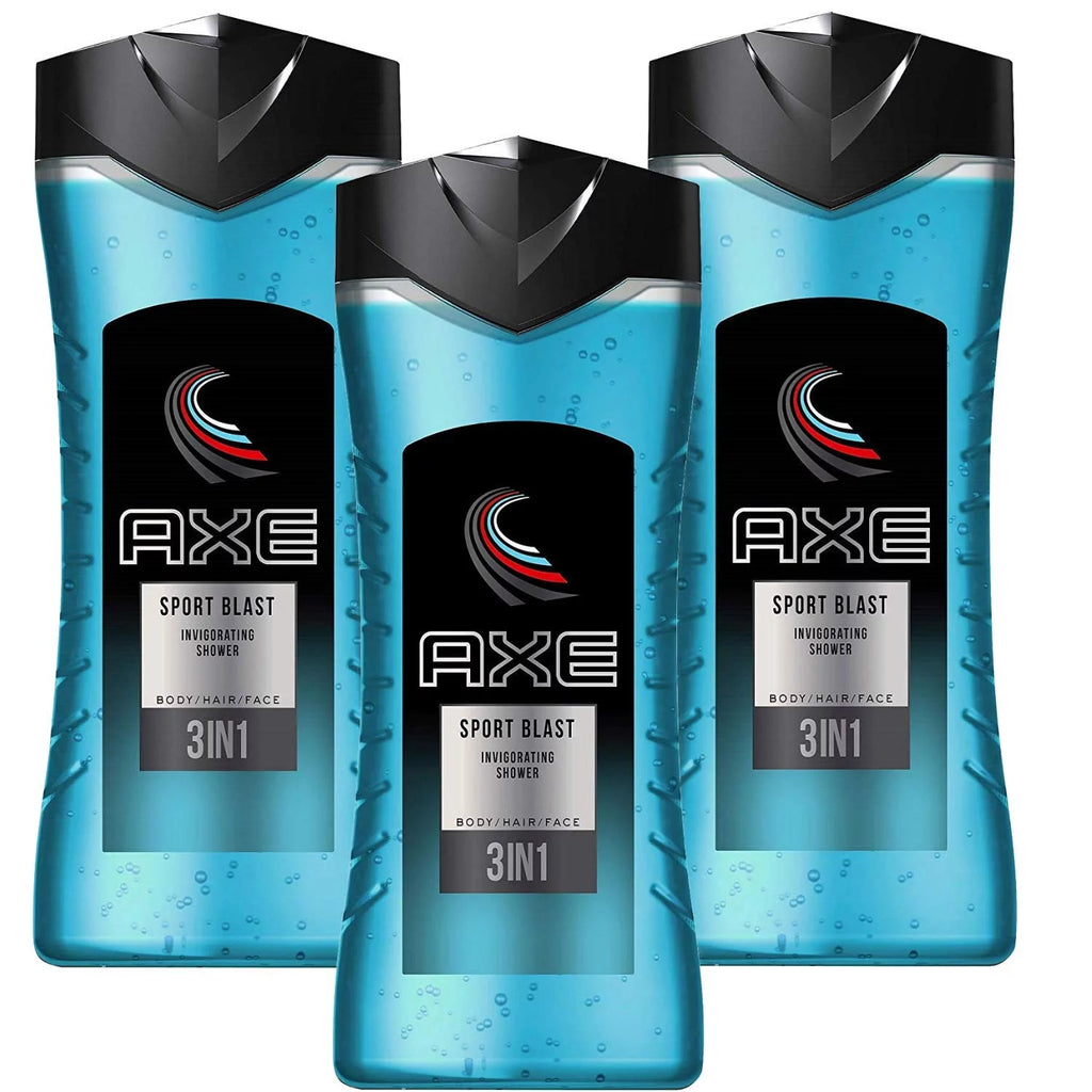 3 in 1 Shower Gel Body Hair Face 3 Pk Y9944